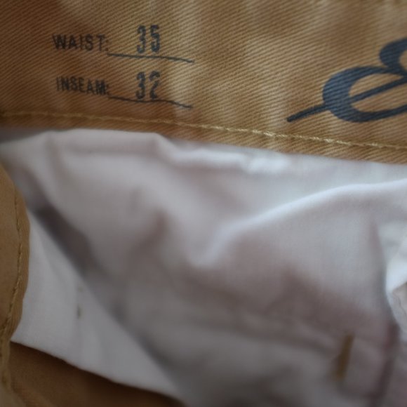 COPY - Eddie Bauer khaki pants classic fit 35x32 - Picture 9 of 11